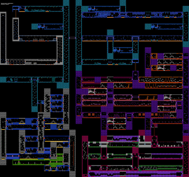pixel art game map layout