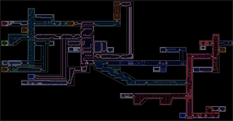 pixel art game map layout
