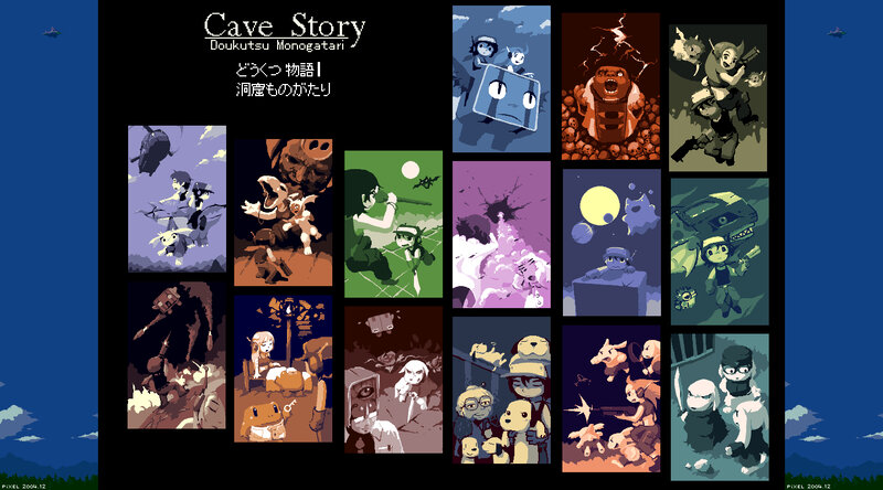 Pixel Art Game Scenes — Blue, Dramatic
