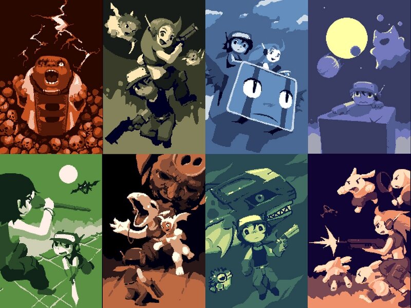 Pixel Art Game Scenes