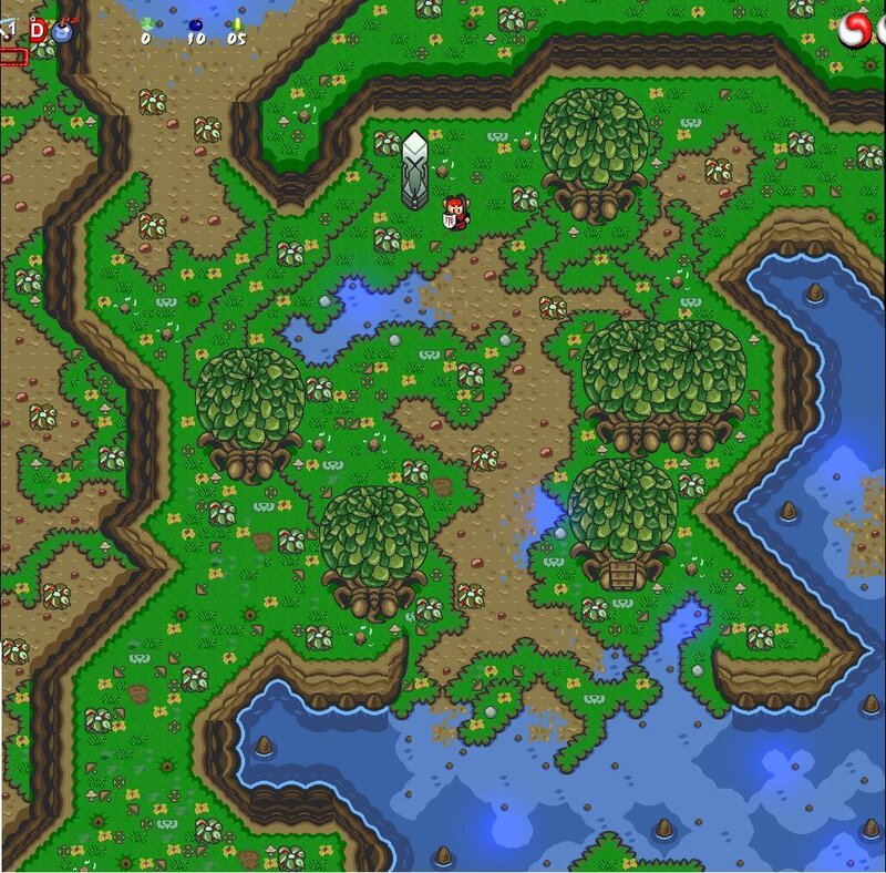 pixel art game world map