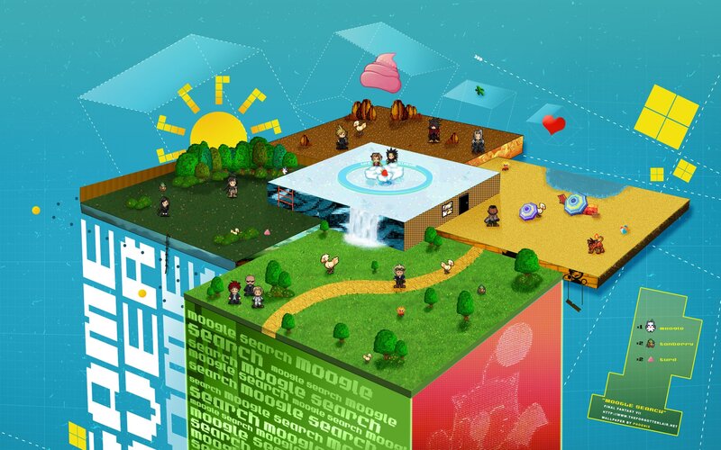 Pixel Art Game World