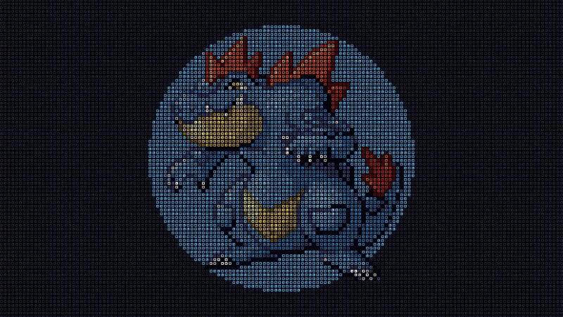 Pixel Art Globe