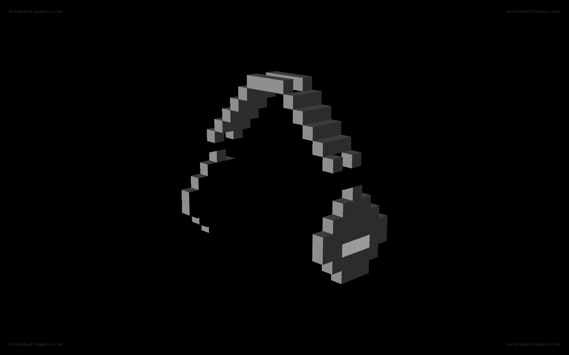pixel art headphones