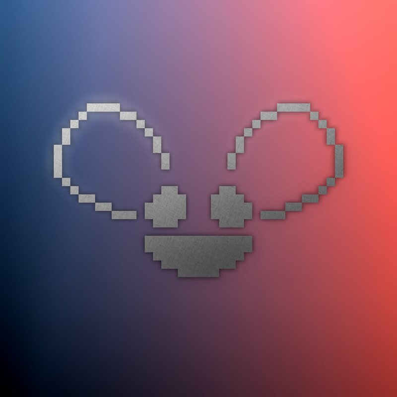 Pixel art heart logo