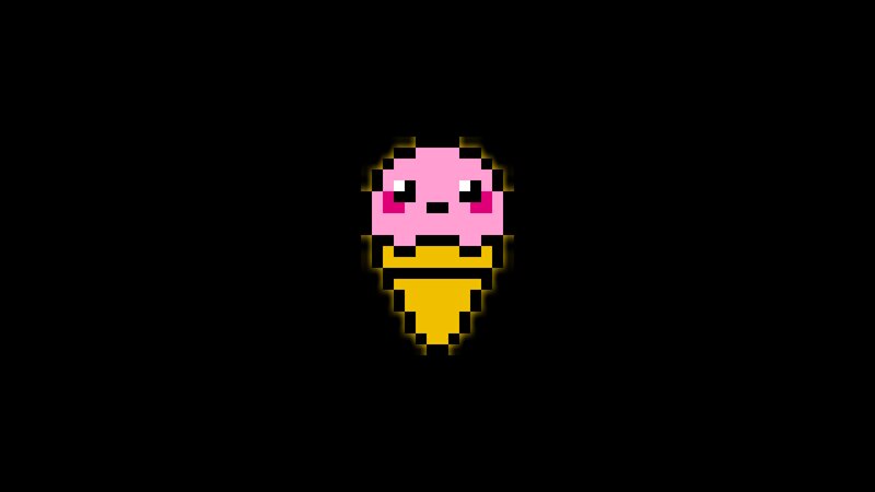Pixel Art Ice Cream Cone