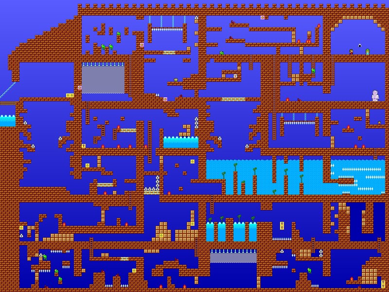 Pixel Art Level Map