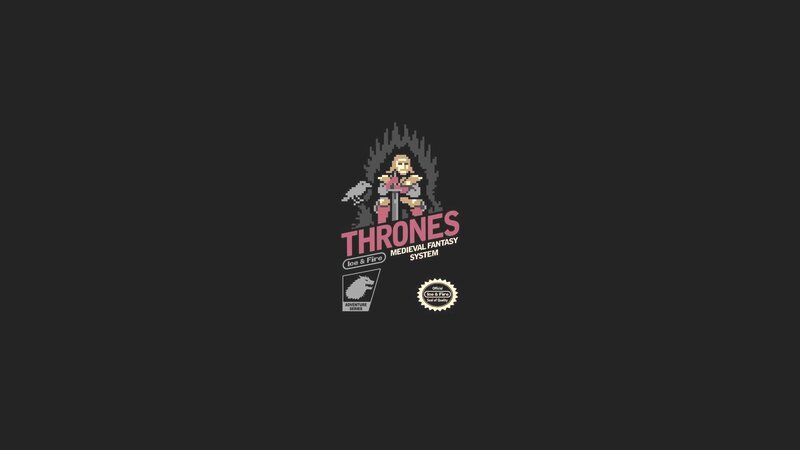 Pixel Art Logo — Black, Dark