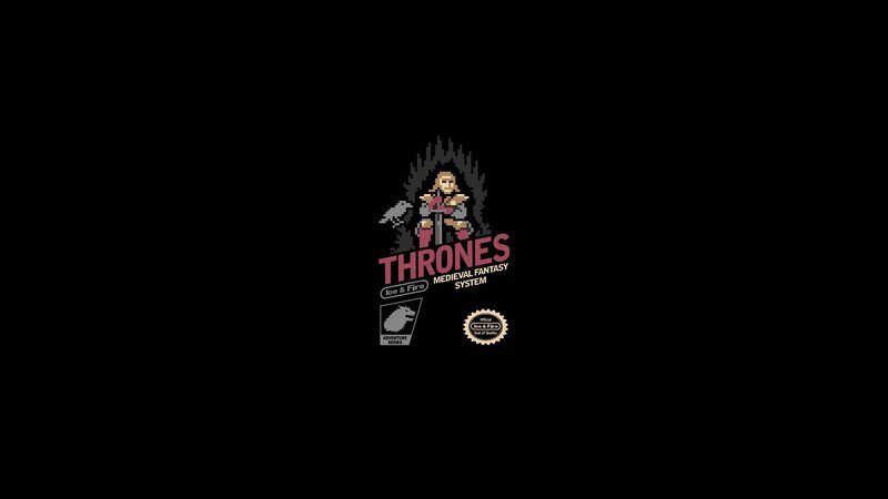 Pixel Art Logo — Black