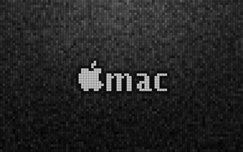 pixel art mac logo