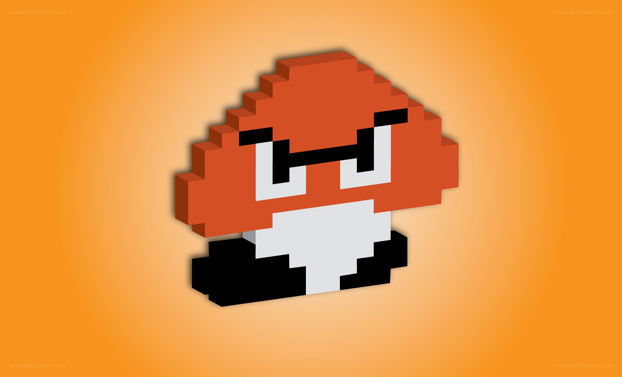 pixel art mushroom character
