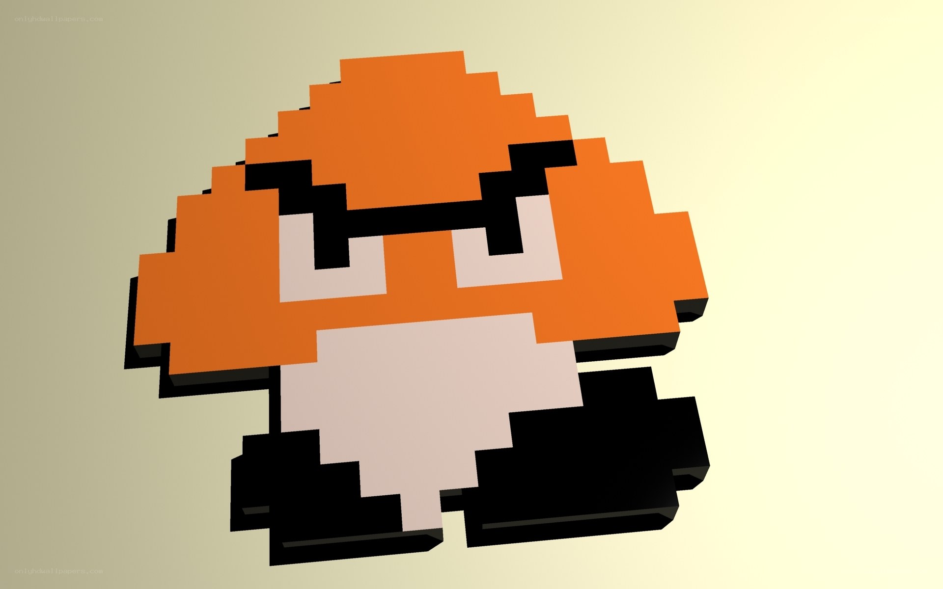 pixel art mushroom character