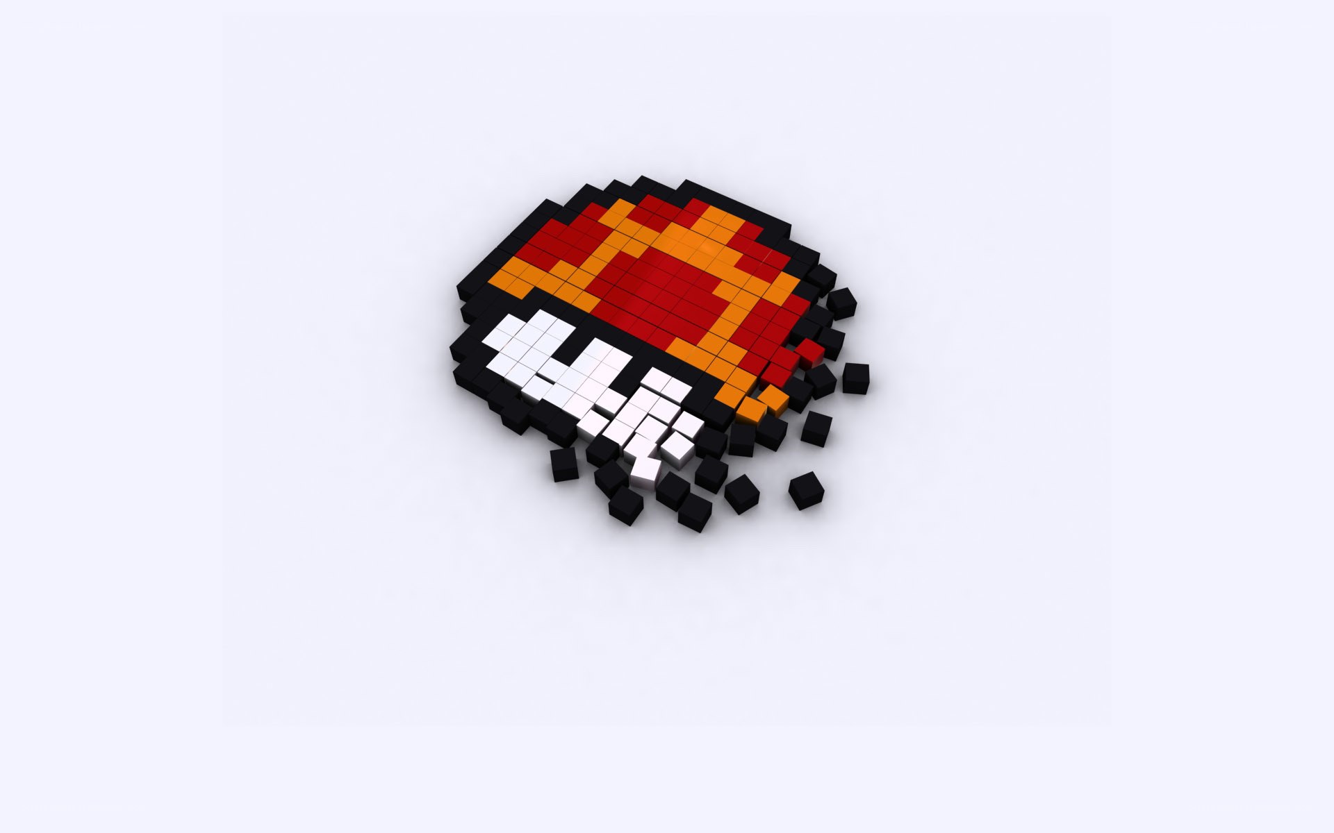 pixel art mushroom