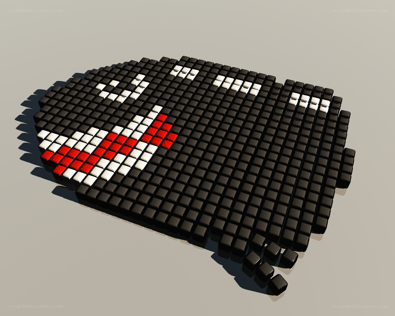 pixel art of a bomb