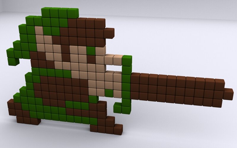 pixel art of a character
