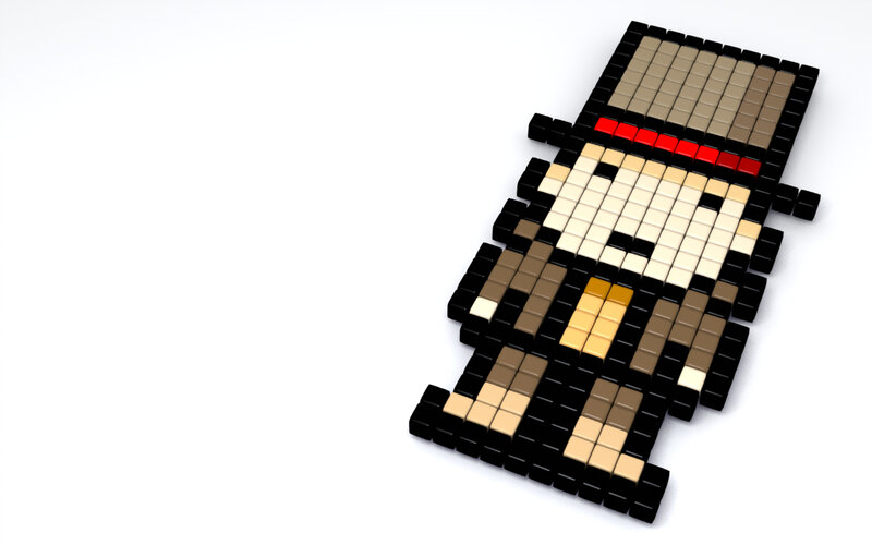 pixel art of a character