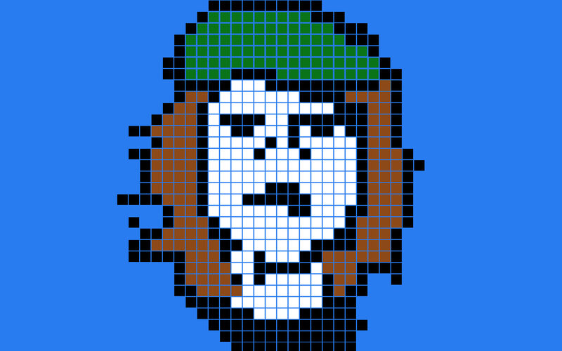 pixel art of a character