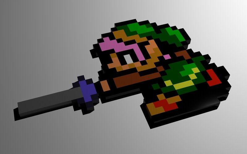 pixel art of a character