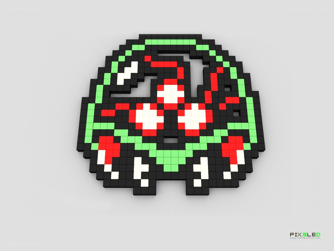 pixel art of a creature