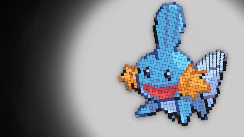 Pixel Art of a Fish