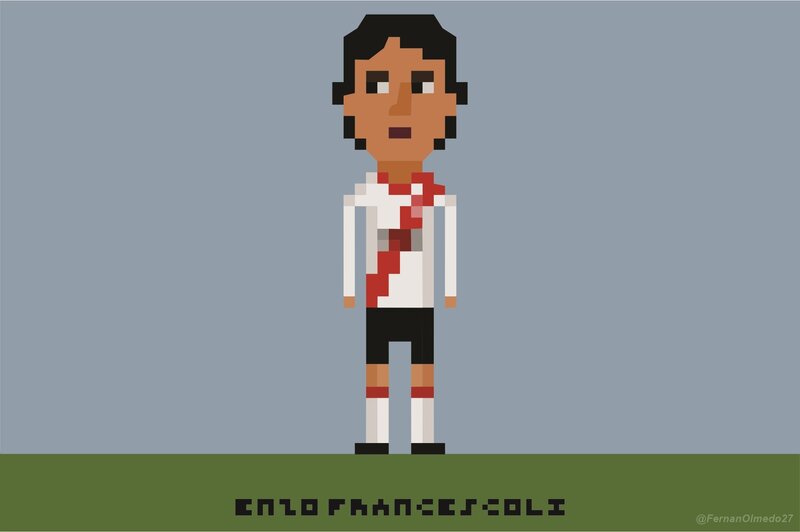 Pixel Art of a Man