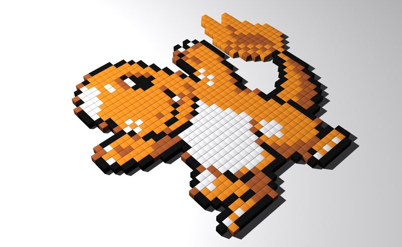 Pixel art of a Pokémon
