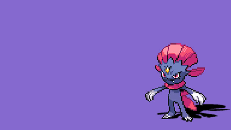 Pixel art of a Pokémon character
