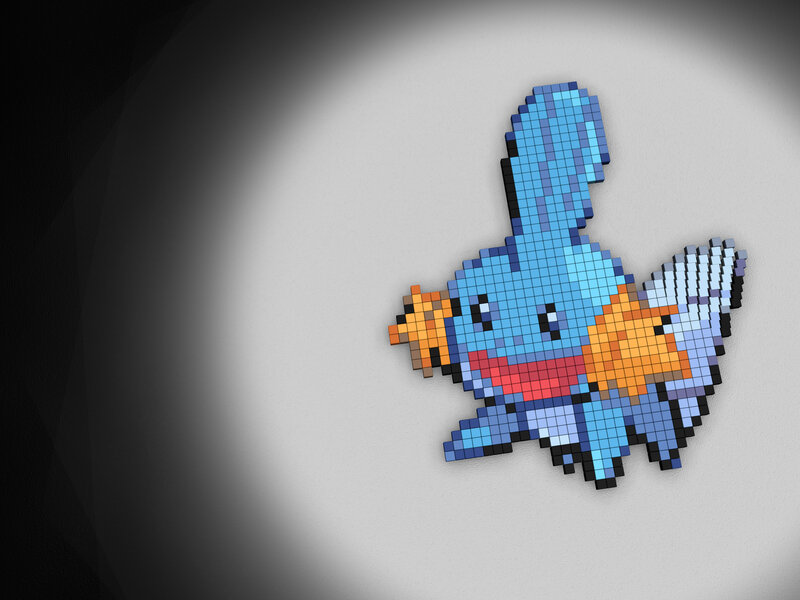 Pixel art of a Pokémon