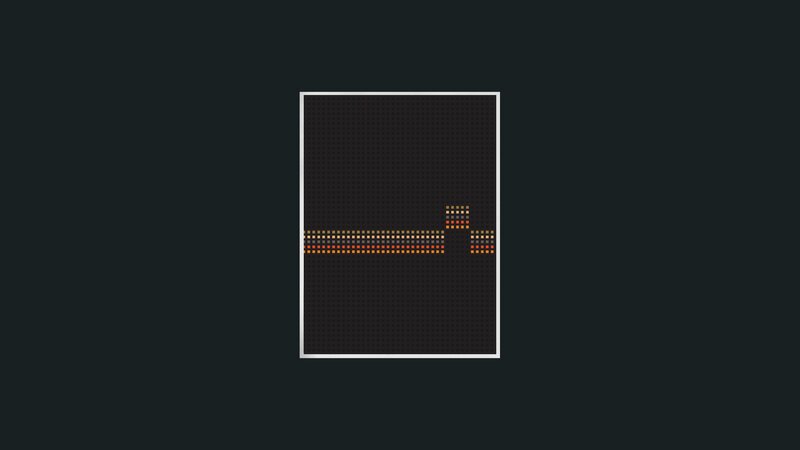 Pixel Art of a Spaceship