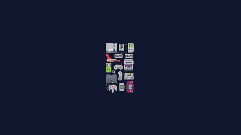 Pixel Art of Gaming Consoles