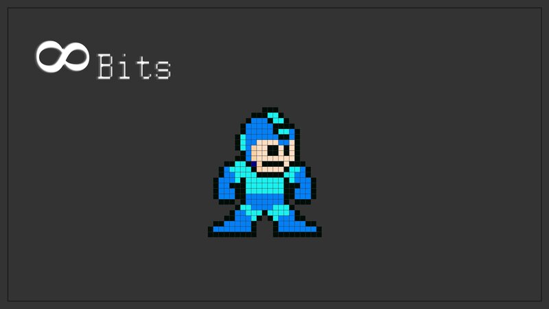 Pixel Art of Megaman — Blue, Neutral