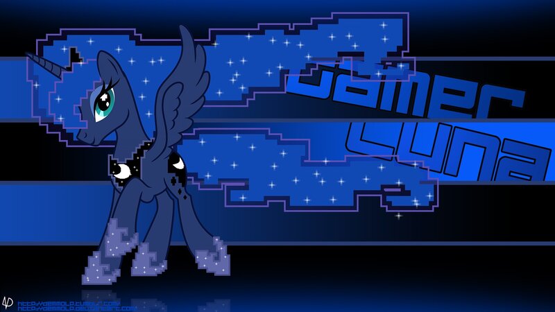 Pixel art of Princess Luna