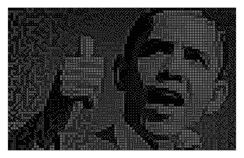 pixel art portrait of a man