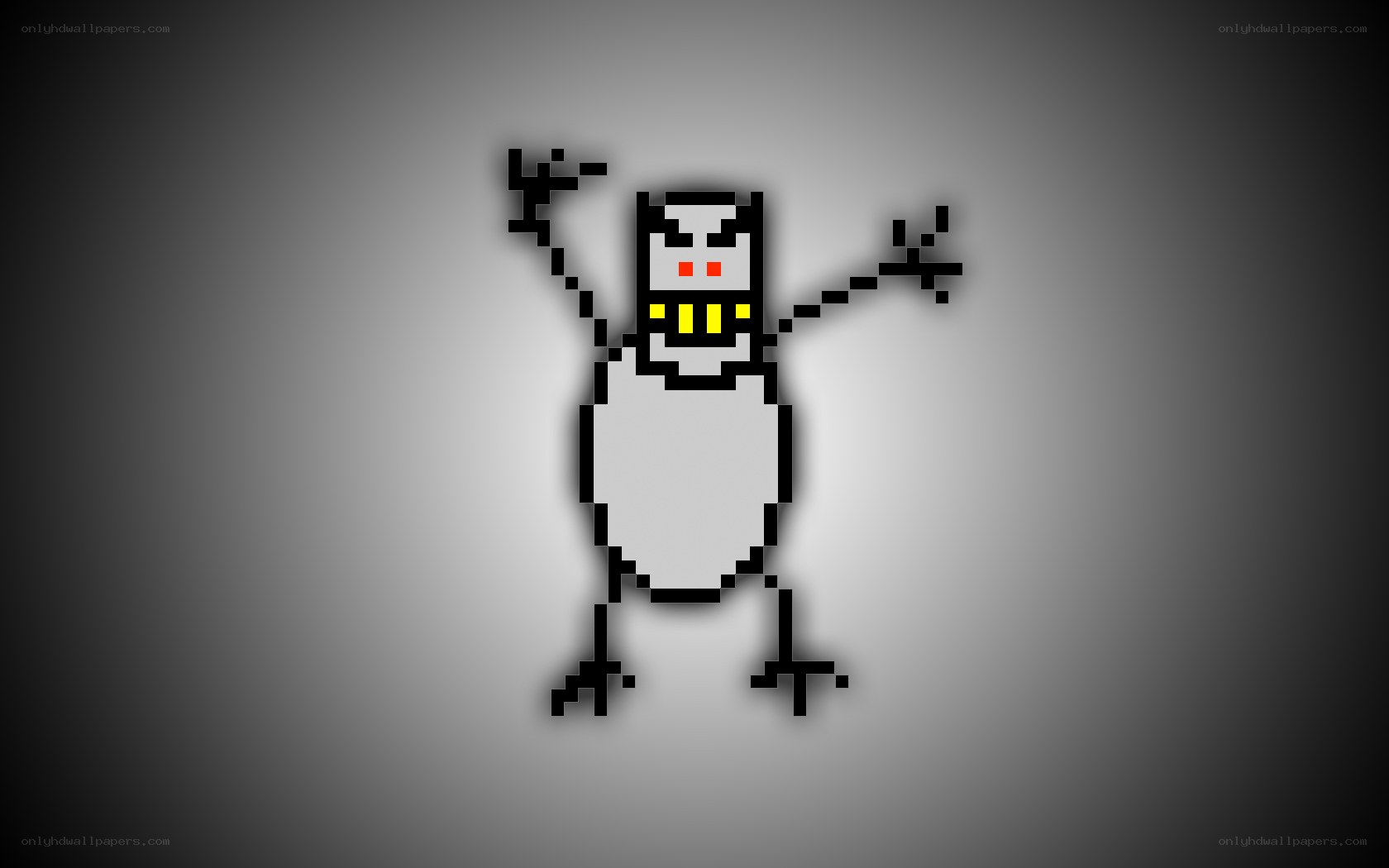 pixel art robot character