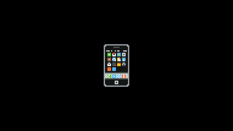 Pixel Art Smartphone