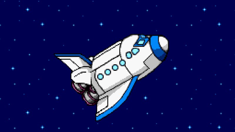 Pixel Art Spaceship