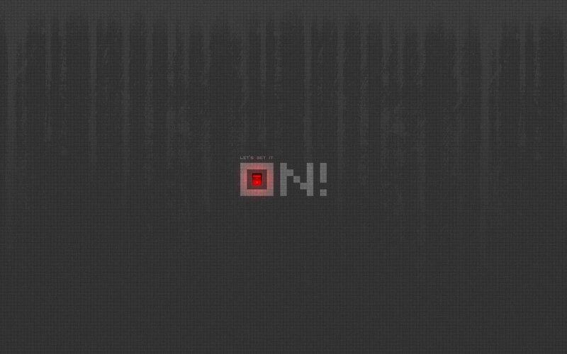 pixel art switch on screen