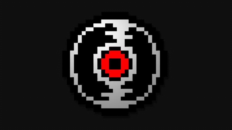 pixel art target symbol