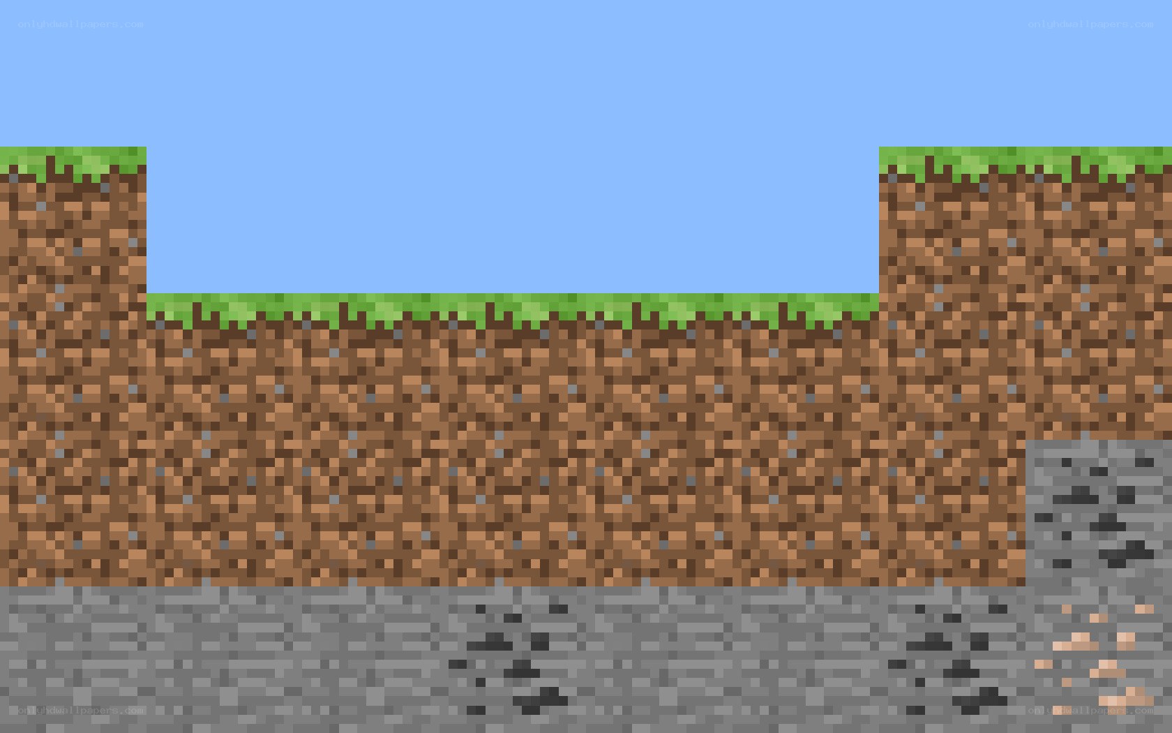 pixel art terrain scene