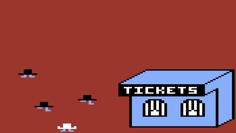 Pixel Art Ticket Booth