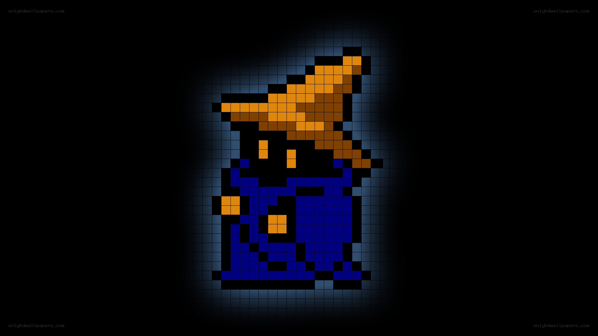 Pixel art wizard character