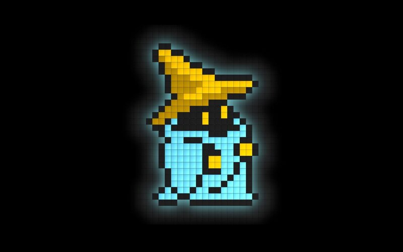 Pixel Art Wizard — Yellow