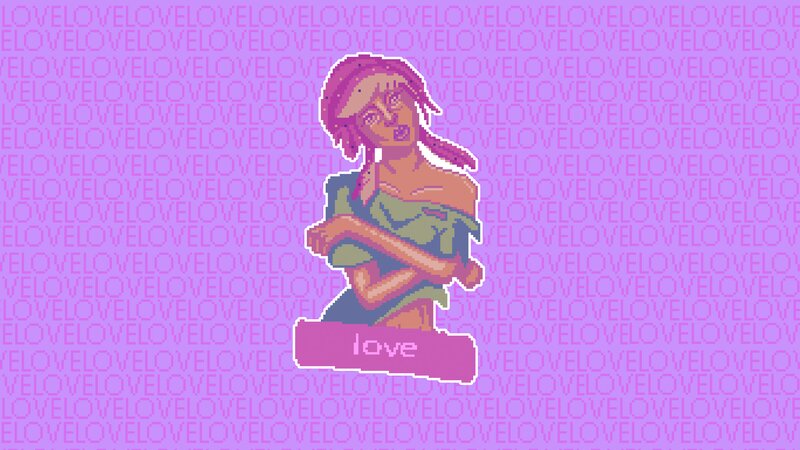Pixel Art Woman