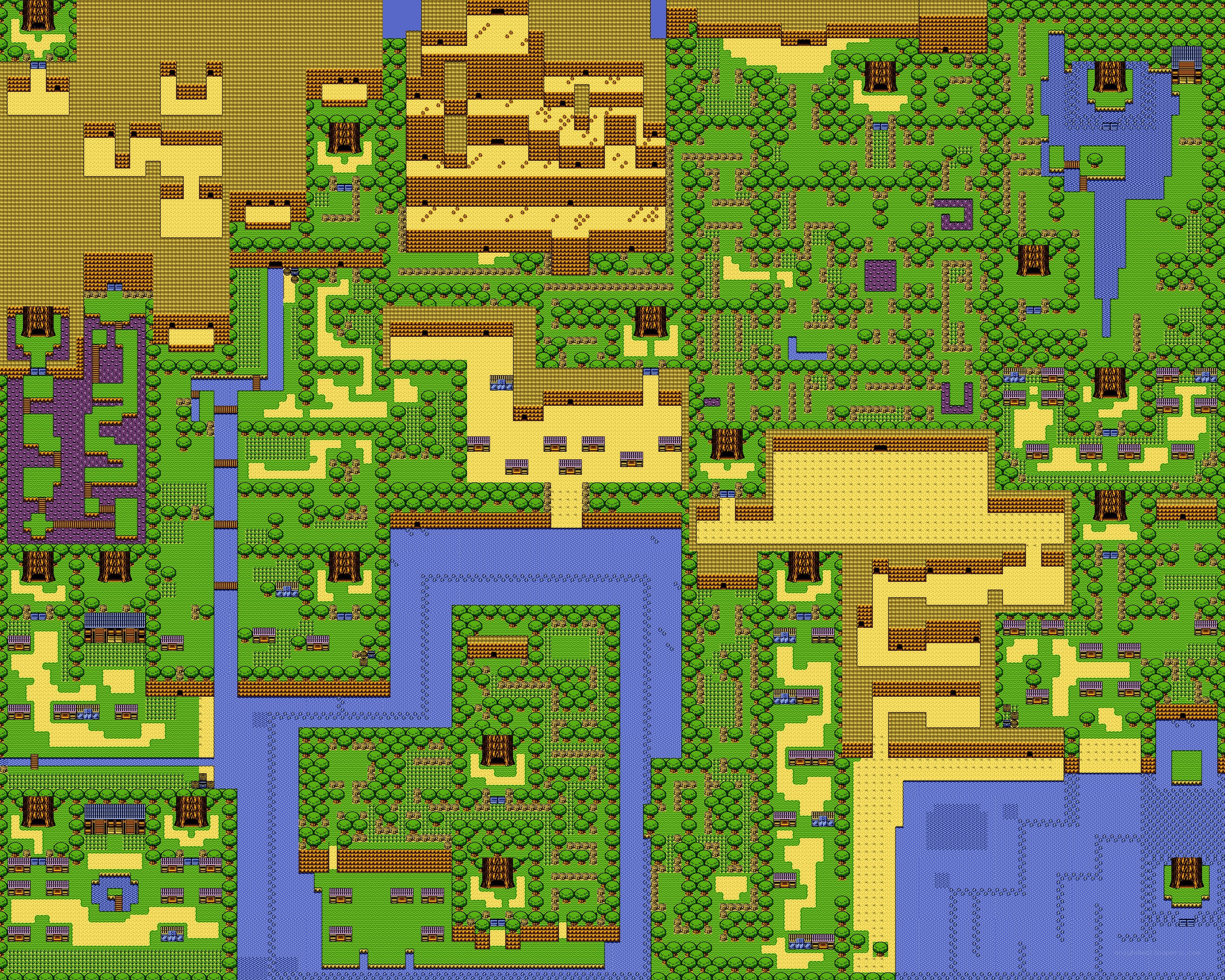 pixel art world map