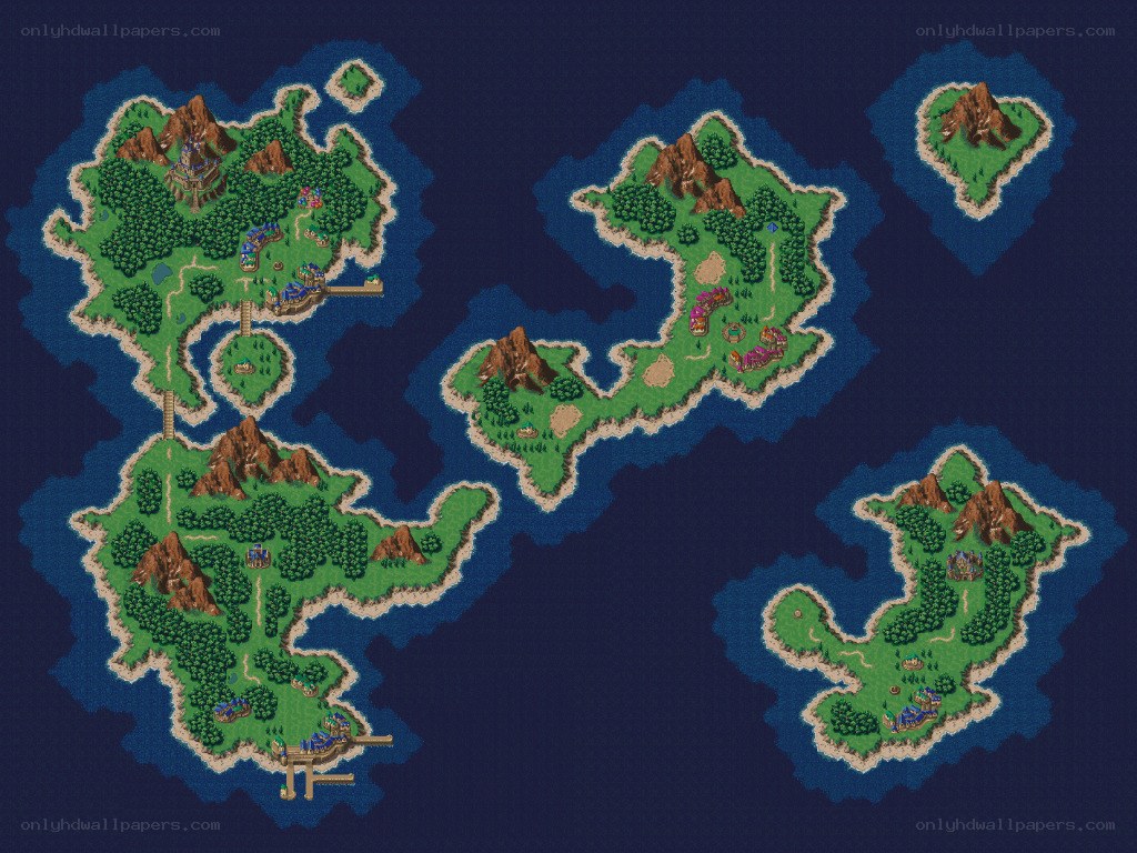 pixel art world map