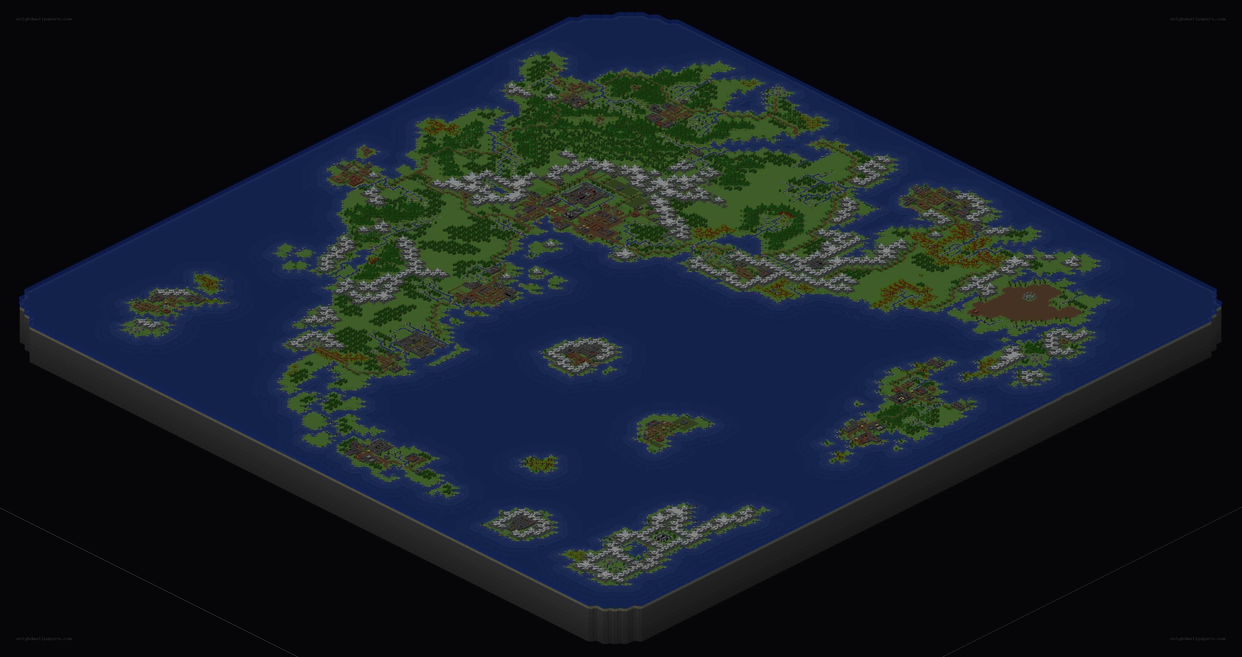 pixel art world map