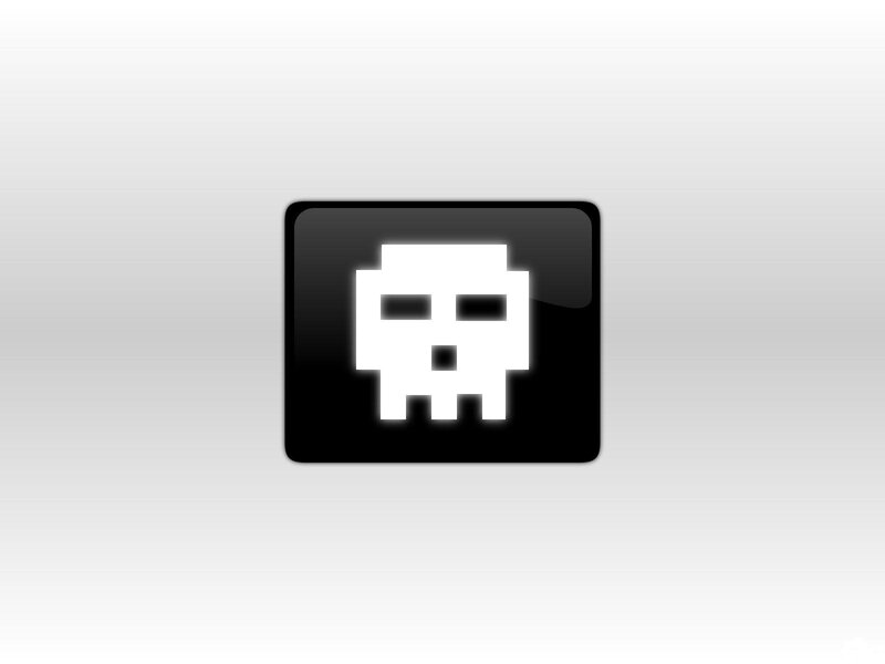pixel skull icon