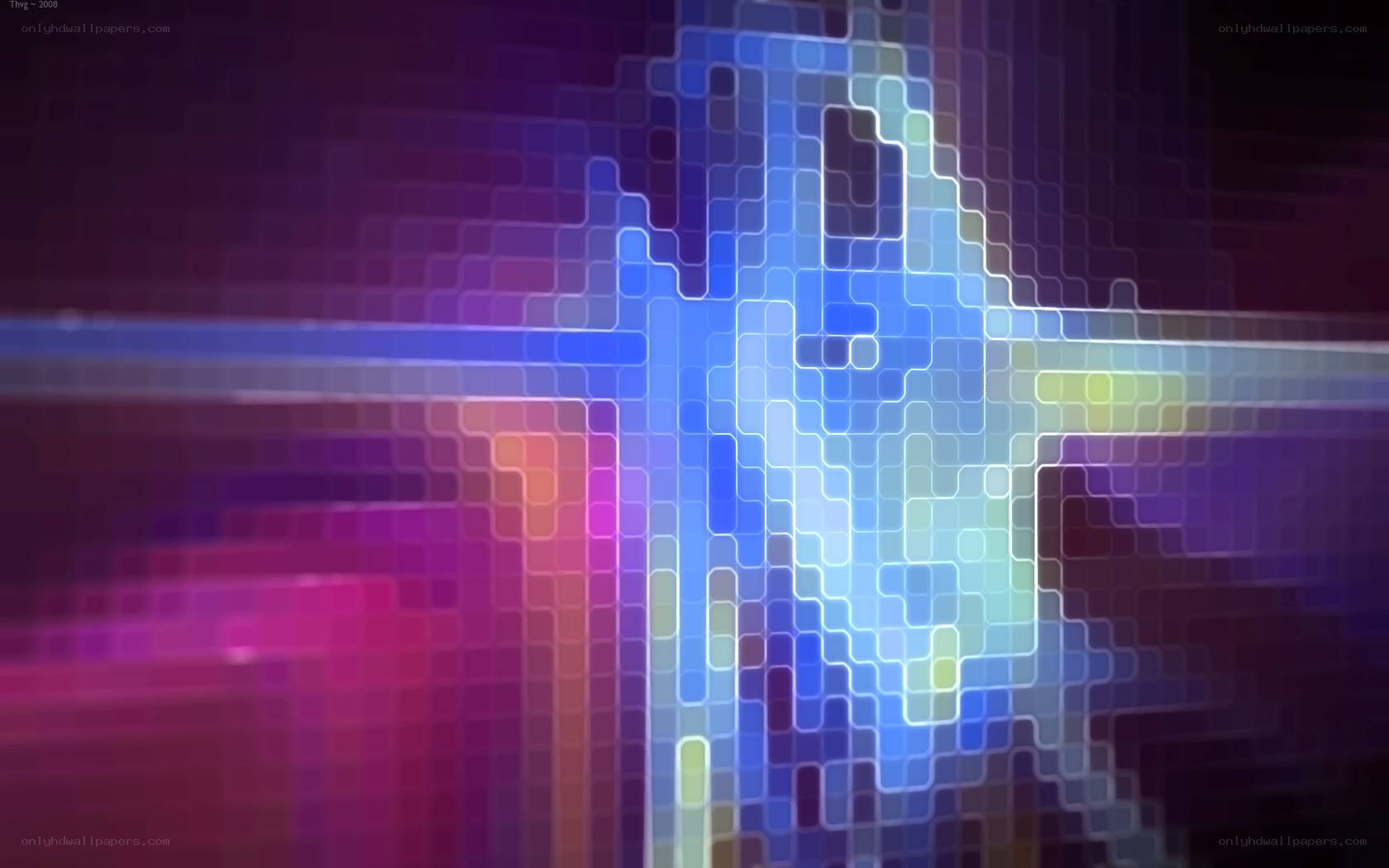 pixelated abstract design