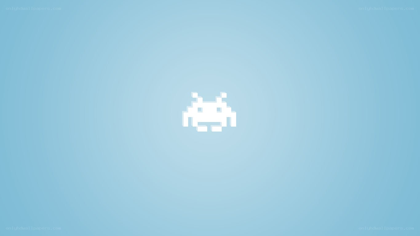 pixelated alien character