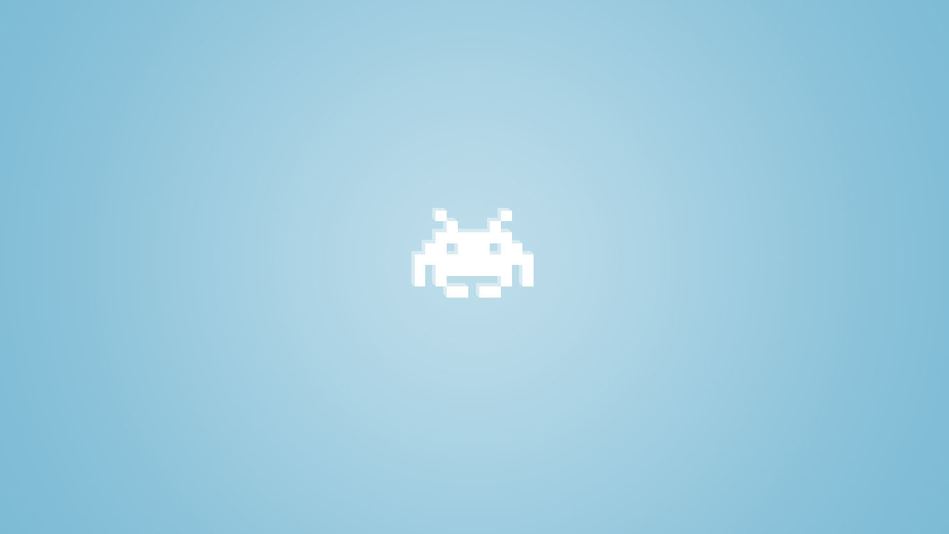 pixelated alien character